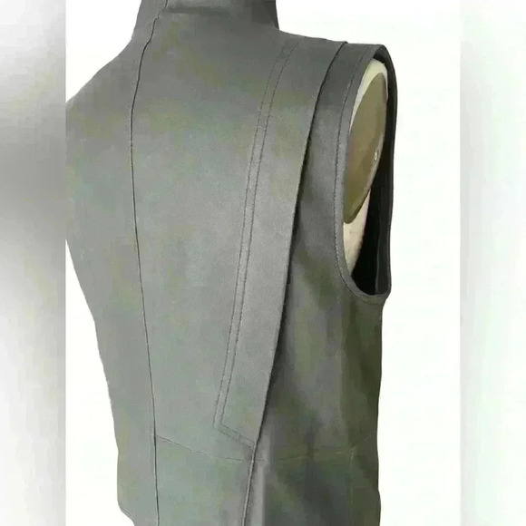 Vince Brown  Leather Vest, Size M - Picture 3 of 12